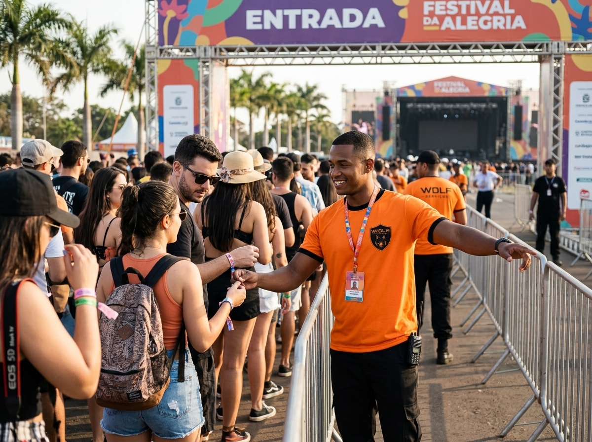 Apoio Operacional em Eventos - Wolf Serviços