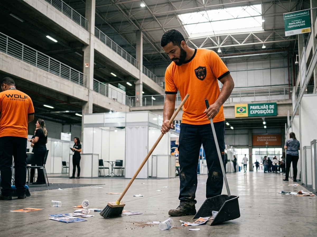 Limpeza e Conservação - Wolf Serviços